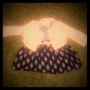 2 piece newborn dress set